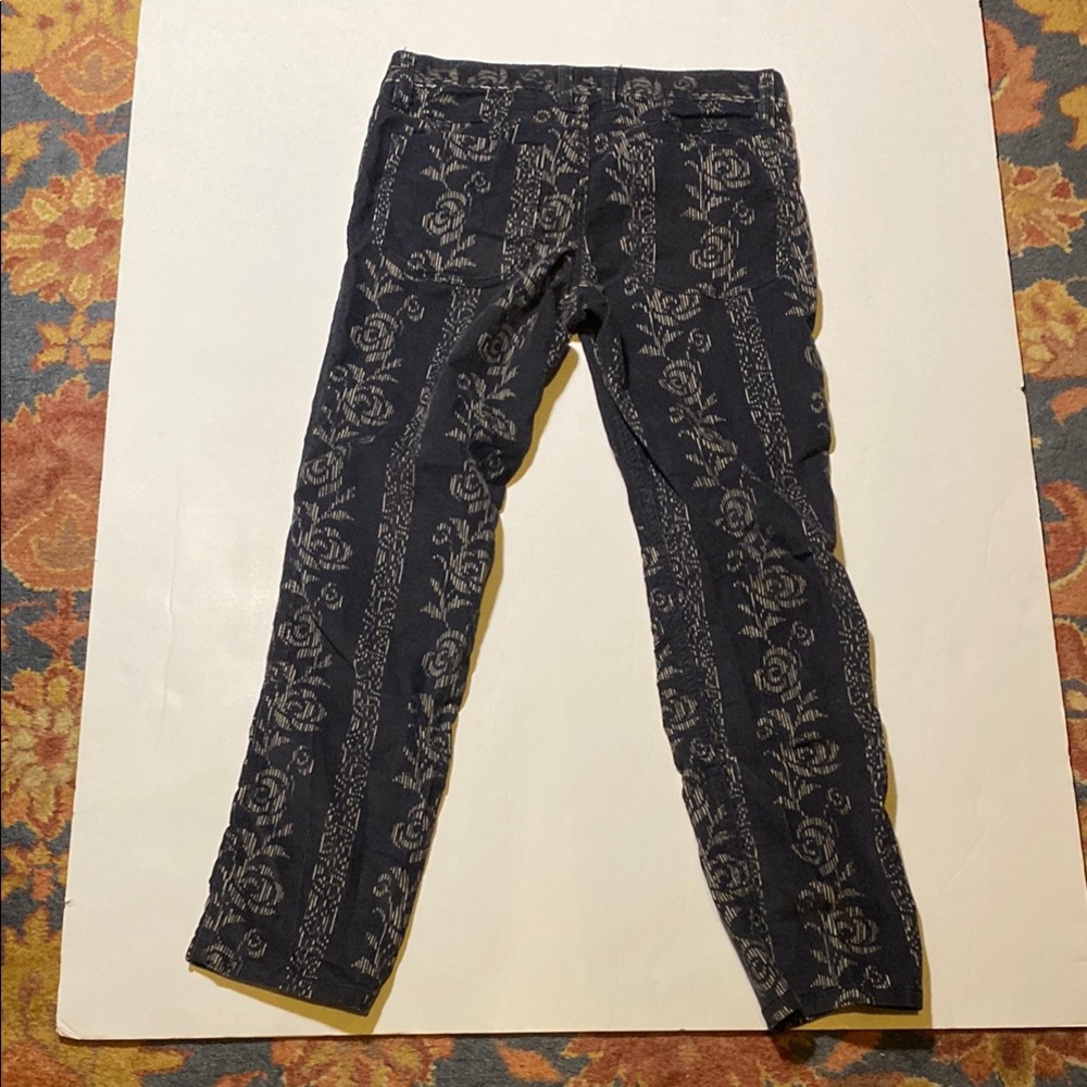 Free People Corduroy Floral Patterned Pants - Picture 3 of 3